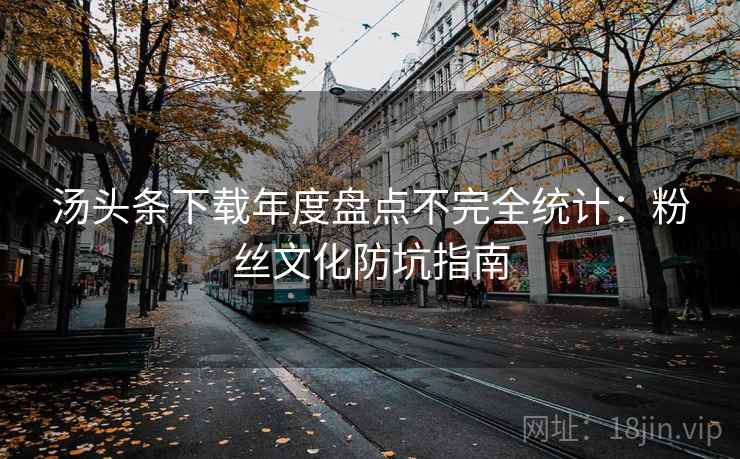 汤头条下载年度盘点不完全统计：粉丝文化防坑指南